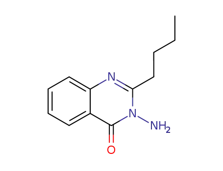 Molecular Structure of 120107-46-2 (4(3H)-Quinazolinone, 3-amino-2-butyl-)