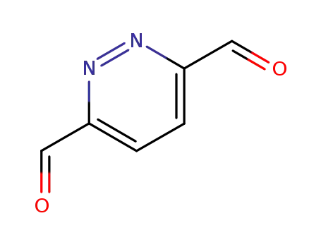 Molecular Structure of 78213-68-0 (3,6-Pyridazinedicarboxaldehyde)
