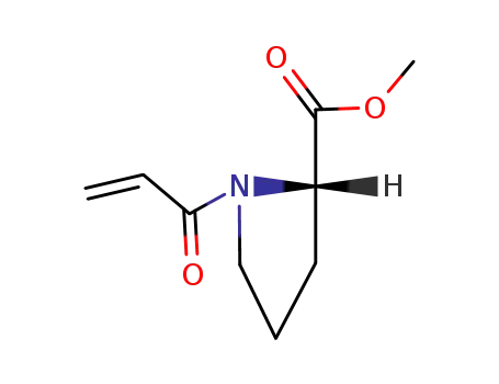 Molecular Structure of 86711-03-7 (L-Proline, 1-(1-oxo-2-propenyl)-, methyl ester)