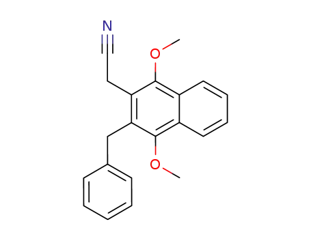 2-Benzyl-3-(cyanomethyl)-1,4-dimethoxynaphthalene