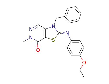 3-Benzyl-2-[(Z)-4-ethoxy-phenylimino]-6-methyl-2,3-dihydro-6H-thiazolo[4,5-d]pyridazin-7-one