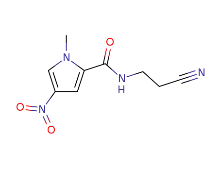 1-methyl-4-nitro-1H-pyrrole-2-carboxylic acid (2-cyanoethyl)amide