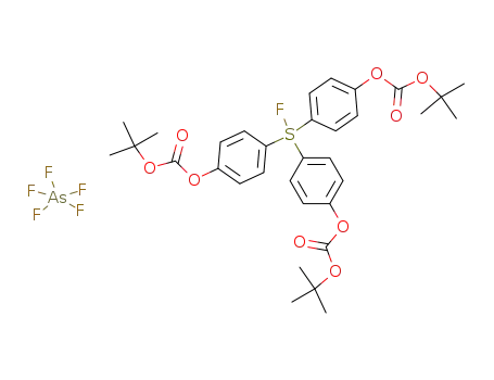 tris(4-tert-butoxycarbonyloxyphenyl)sulfonium hexafluoroarsenate