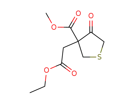 3-Ethoxycarbonylmethyl-4-oxo-tetrahydro-thiophene-3-carboxylic acid methyl ester