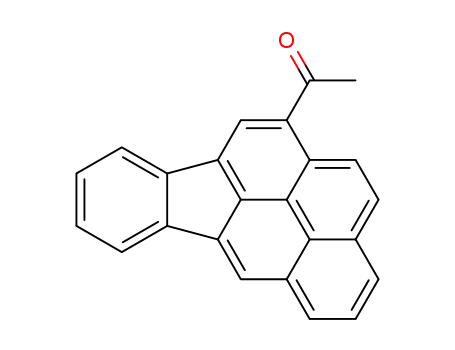 Molecular Structure of 120362-67-6 (1-(indeno[1,2,3-cd]pyren-10-yl)ethanone)