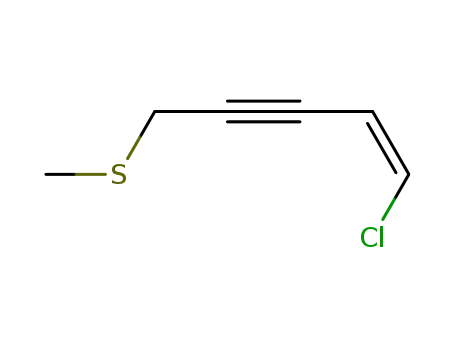 (Z)-1-Chloro-5-methylsulfanyl-pent-1-en-3-yne