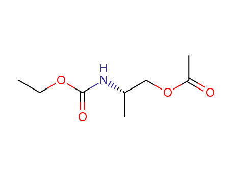 Molecular Structure of 110418-24-1 (Carbamic acid, [2-(acetyloxy)-1-methylethyl]-, ethyl ester, (S)-)