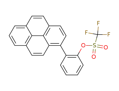 Trifluoro-methanesulfonic acid 2-pyren-1-yl-phenyl ester