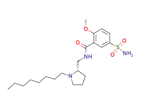 2-Methoxy-N-((S)-1-octyl-pyrrolidin-2-ylmethyl)-5-sulfamoyl-benzamide