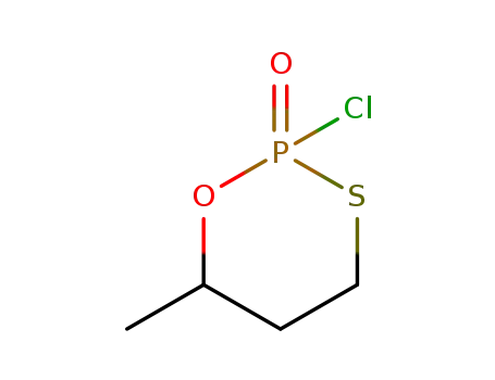 Molecular Structure of 139575-18-1 (1,3,2-Oxathiaphosphorinane, 2-chloro-6-methyl-, 2-oxide)