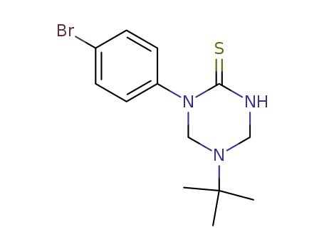 1-(4-Bromo-phenyl)-5-tert-butyl-[1,3,5]triazinane-2-thione