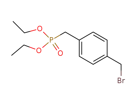 Molecular Structure of 108228-81-5 (Phosphonic acid, [[4-(bromomethyl)phenyl]methyl]-, diethyl ester)