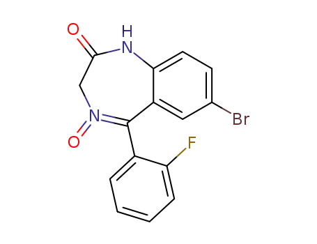 7-bromo-5-(2-fluorophenyl)-1,3-dihydro-2H-1,4-benzodiazepin-2-one 4-oxide