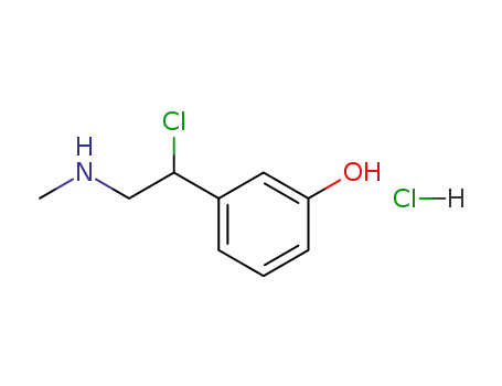 3-(1-Chloro-2-methylamino-ethyl)-phenol; hydrochloride