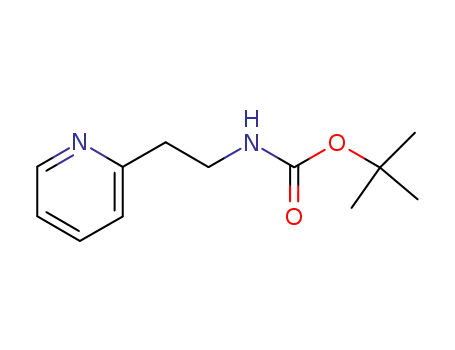 Molecular Structure of 143185-43-7 (2-(2-N-BOC-AMINOETHYL) PYRIDINE)