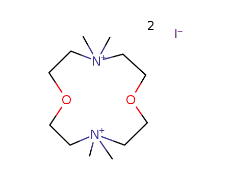 N,N,N',N'-tetramethyl-1,7-diaza-4,10-dioxacyclododecane di-iodide