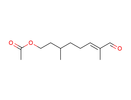 (E)-3,7-dimethyl-8-oxooct-6-enyl acetate