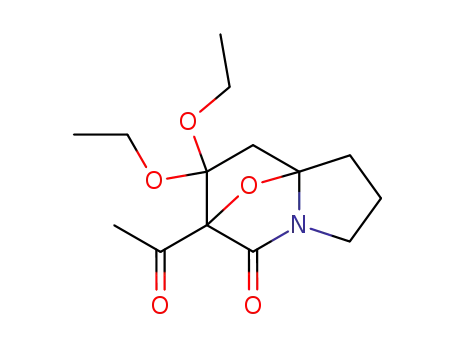 7-Acetyl-8,8-diethoxy-10-oxa-5-aza-tricyclo[5.2.1.01,5]decan-6-one