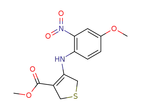 4-(4-Methoxy-2-nitro-phenylamino)-2,5-dihydro-thiophene-3-carboxylic acid methyl ester