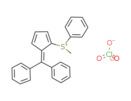 <5-(Diphenylmethylen)-1,3-cyclopentadien-1-yl>methylphenylsulfonium-perchlorat