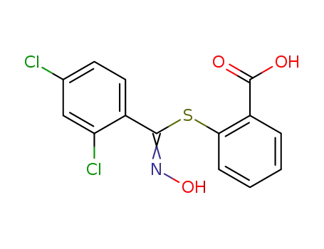 2-(2,4-Dichloro-N-hydroxy-benzimidoylsulfanyl)-benzoic acid