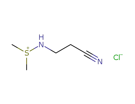 S,S-dimethyl-N-(2-cyanoethyl)sulfiliminium chloride