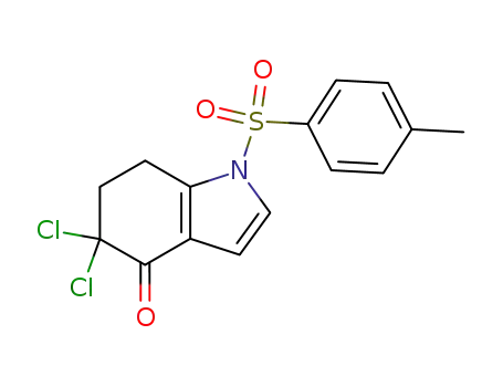 5,5-dichloro-4-oxo-1-(p-toluenesulfonyl)-4,5,6,7,-tetrahydroindole