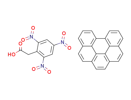 Benzo[ghi]perylene; compound with (2,4,6-trinitro-phenyl)-acetic acid