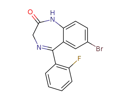 Molecular Structure of 2647-50-9 (Flubromazepam)