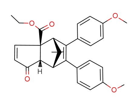 ethyl 8,9-bis(4-methoxyphenyl)-10,10-dimethyl-5-oxotricyclo<5.2.1.02,6>deca-3,8-diene-2-carboxylate