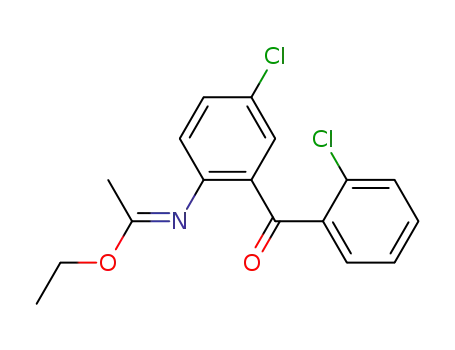 N-[4-Chloro-2-(2-chloro-benzoyl)-phenyl]-acetimidic acid ethyl ester