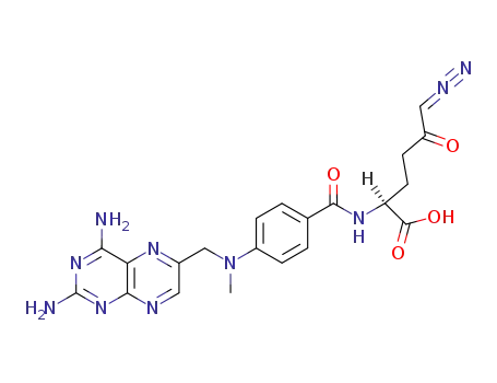 4-amino-4-deoxy-N10-methylpteroyl-(6-diazo-5-oxo)-L-norleucine