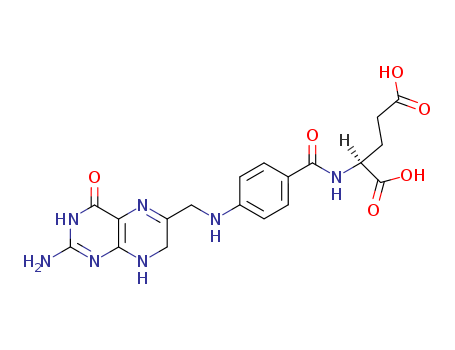 L-Glutamic acid,N-[4-[[(2-amino-3,4,7,8-tetrahydro-4-oxo-6-pteridinyl)methyl]amino]benzoyl]-