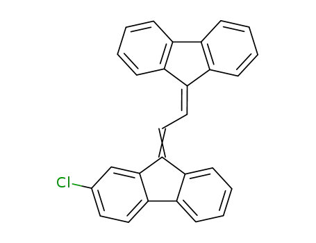 2-Chloro-9-[2-fluoren-9-ylidene-eth-(Z)-ylidene]-9H-fluorene