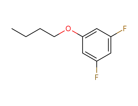 Molecular Structure of 123843-64-1 (1-Butoxy-3,5-difluorobenzene)