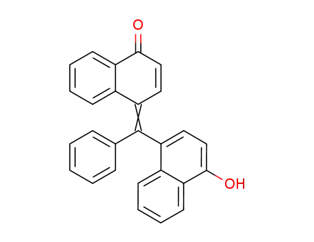 1(4H)-Naphthalenone, 4-[(4-hydroxy-1-naphthalenyl)phenylmethylene]-