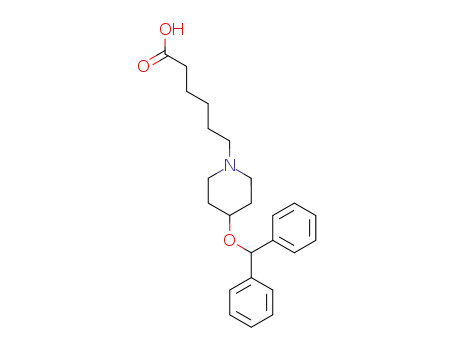 6-(4-Benzhydryloxy-piperidin-1-yl)-hexanoic acid