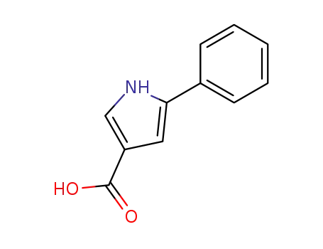 Molecular Structure of 161958-62-9 (2-phenyl-1H-pyrrole-4-carboxylic acid)