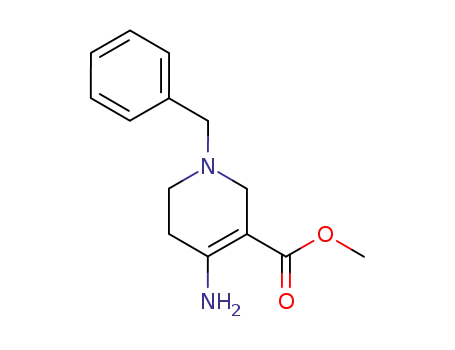 1-benzyl-4-aminotetrahydropyridine-3-carboxylic acid methyl ester