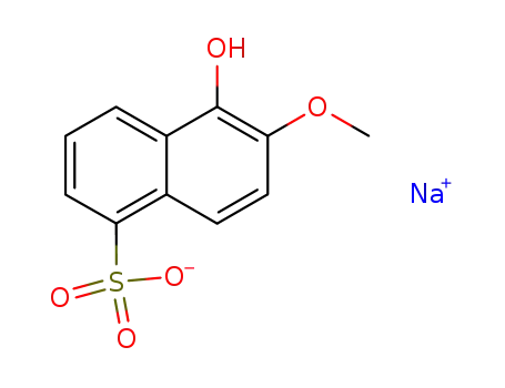 Sodium; 5-hydroxy-6-methoxy-naphthalene-1-sulfonate