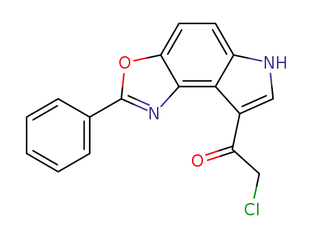 8-chloroacetyl-2-phenyl-6H-pyrrolo<3,2-e>benzoxazole