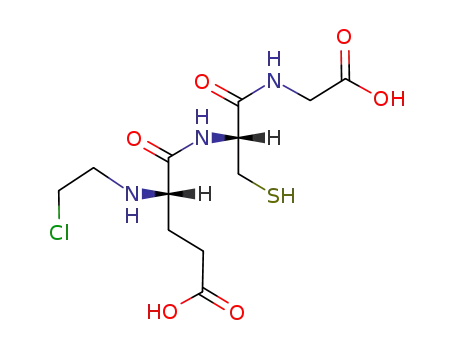 (S)-4-[(R)-1-(Carboxymethyl-carbamoyl)-2-mercapto-ethylcarbamoyl]-4-(2-chloro-ethylamino)-butyric acid