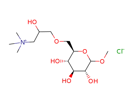 [2-Hydroxy-3-((2R,3S,4S,5R)-3,4,5-trihydroxy-6-methoxy-tetrahydro-pyran-2-ylmethoxy)-propyl]-trimethyl-ammonium; chloride