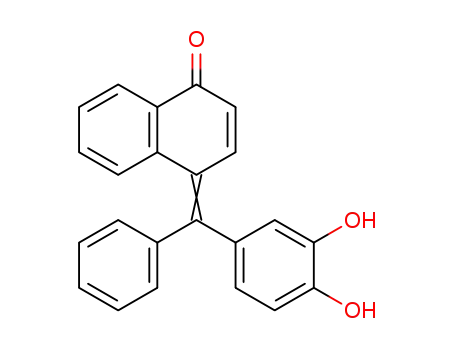 4-[1-(3,4-Dihydroxy-phenyl)-1-phenyl-meth-(E)-ylidene]-4H-naphthalen-1-one