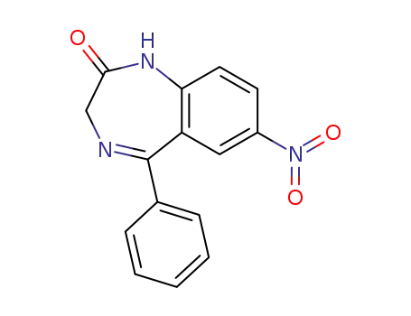 Molecular Structure of 146-22-5 (Nitrazepam)