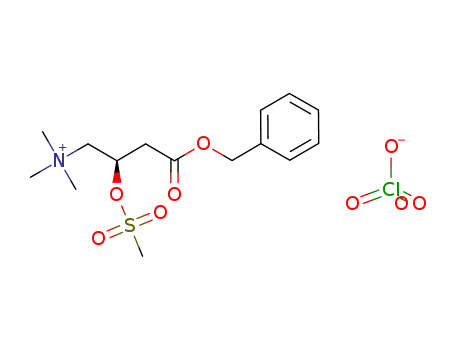 ((R)-3-Benzyloxycarbonyl-2-methanesulfonyloxy-propyl)-trimethyl-ammonium; perchlorate