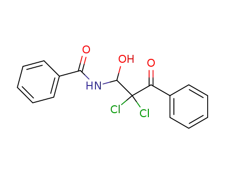 Molecular Structure of 184970-73-8 (Benzamide, N-(2,2-dichloro-1-hydroxy-3-oxo-3-phenylpropyl)-)