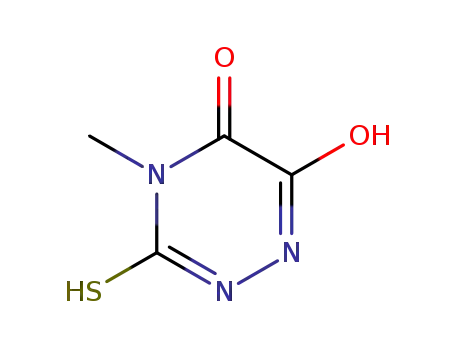 3-mercapto-4-methyl-5-oxo-6-hydroxy-4,5-dihydro-1,2,4-triazine