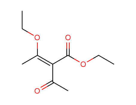 Molecular Structure of 182916-87-6 (2-Butenoic acid, 2-acetyl-3-ethoxy-, ethyl ester, (Z)-)