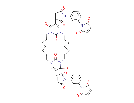 11,23-Bis-{1-[3-(2,5-dioxo-2,5-dihydro-pyrrol-1-yl)-phenyl]-2,5-dioxo-2,5-dihydro-1H-pyrrol-3-yl}-1,9,13,21-tetraaza-tricyclo[19.3.1.19,13]hexacosa-11,23-diene-10,22,25,26-tetraone